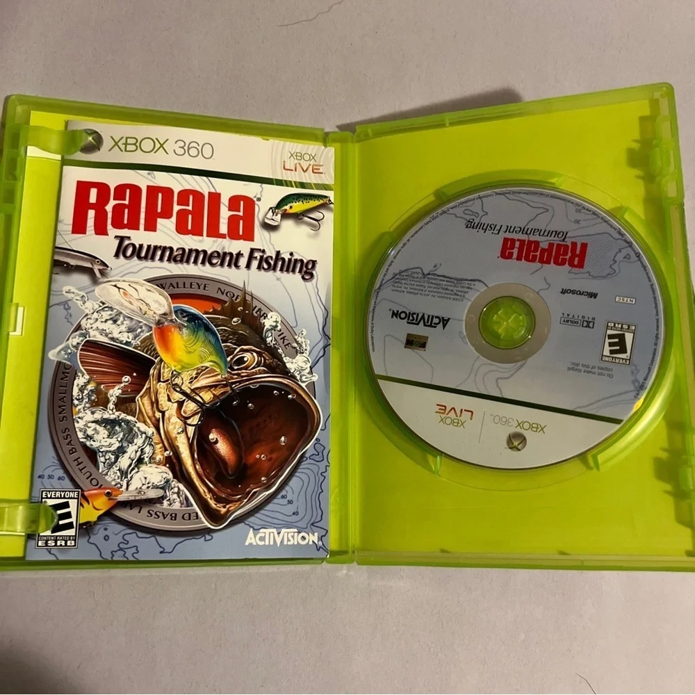 Rapala Trophies: Pro Tournament Fishing (Microsoft Xbox 360, 2006) COMPLETE